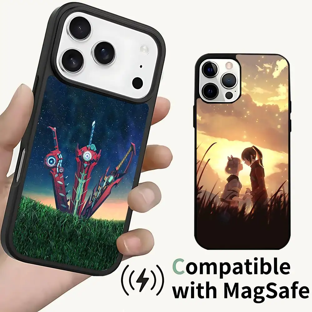 

X-Xenoblade Chronicles For IPhone 17,16,15,14,13,12,11,Pro,Max,Plus,Mini,SE4,E Protective Magnetic Case Cover