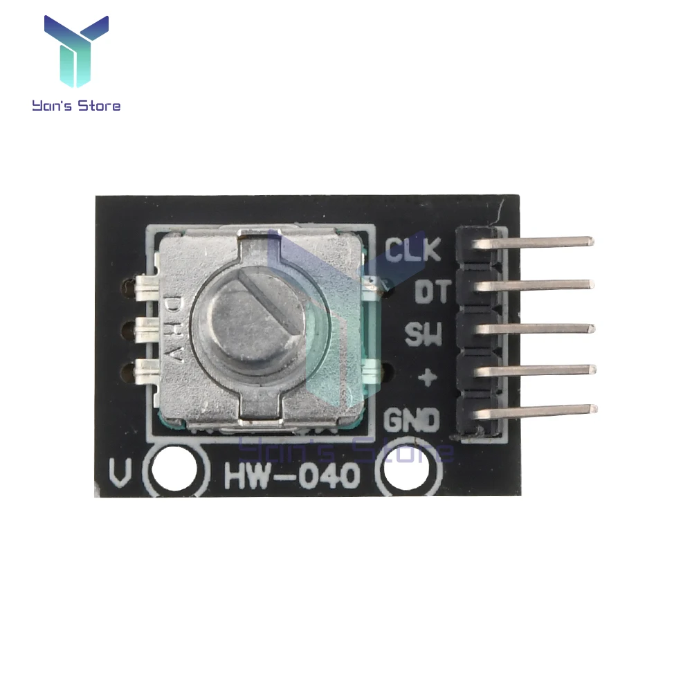 1/5Pcs KY-040 360 Degrees Rotary Encoder Module Sensor Switch With 15x16.5 mm Potentiometer Rotary Knob Cap For Arduino