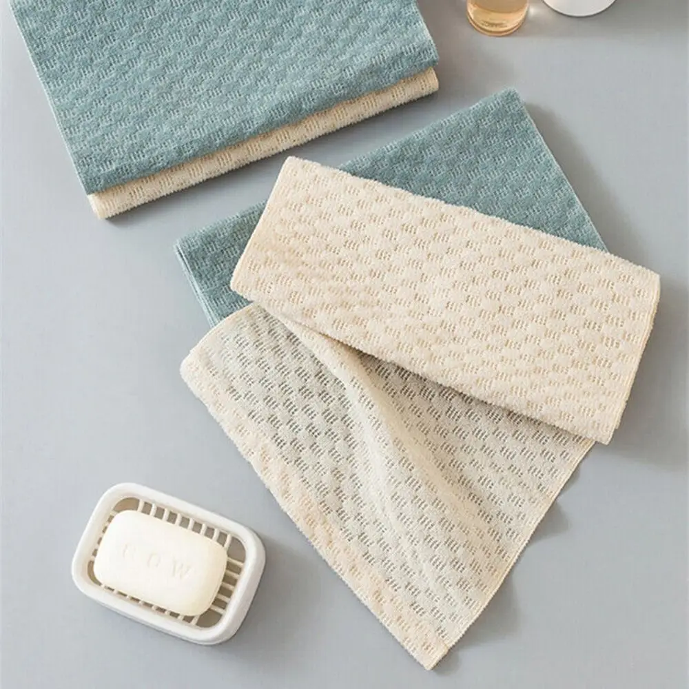 Japanese Rubbing Washcloth Bath Back Scrubber Polyester Scrub Shower Towels