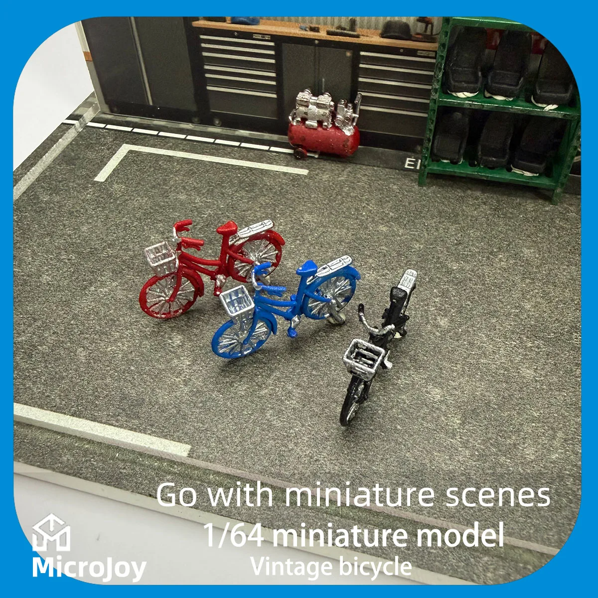 Vintage Collectible Cars - Adegan detail 1: Model miniatur sepeda