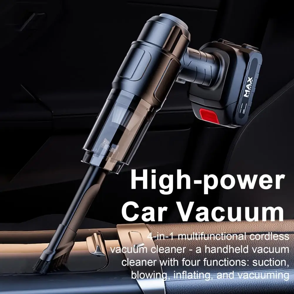 Cordless Car Vacuum Cleaner 5500Pa Suction Power Low Noise Dust Debris Cleaner Rechargeable Handheld Vacuum Dust Remover