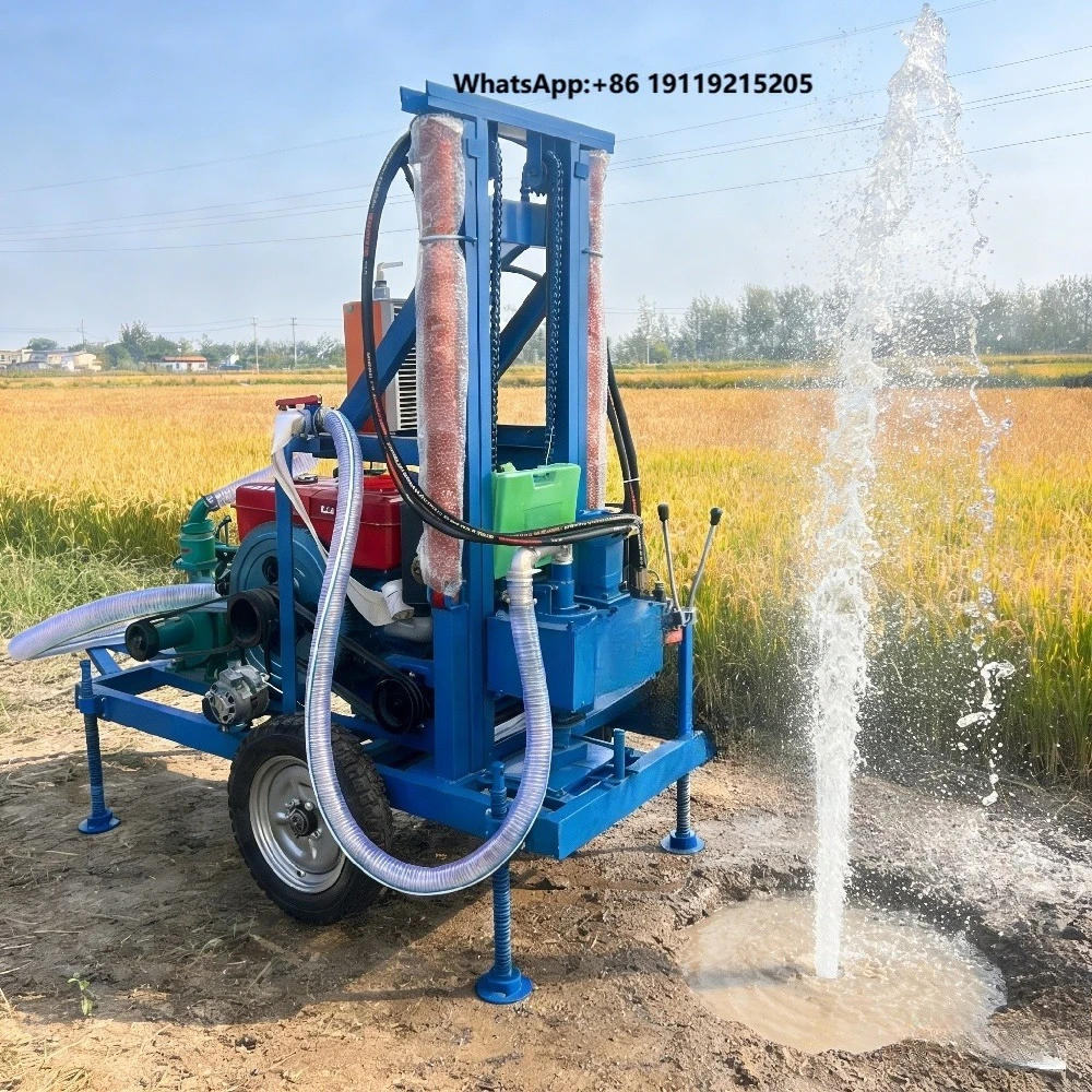 Made-in-China 150m/200m Deep Well Drilling Rig / Water Well Drilling Rig Suitable for Agricultural Irrigation