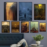 Zdzislaw Beksinski Art Poster Club Prints Rules Poster Vintage Home Room Cafe Bar Art Wall Decor Aesthetic Canvas Painting