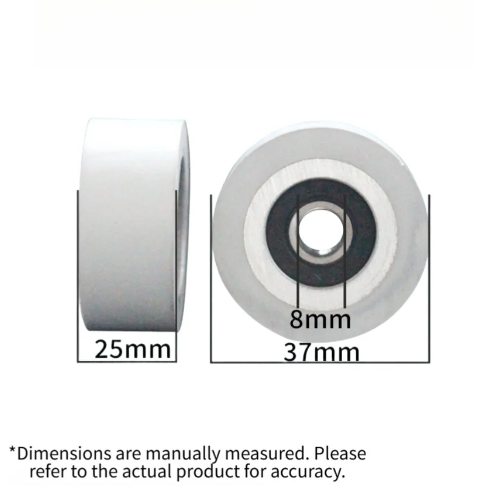 For Smooth Edge Banding Process 37*25*8mm Rubber Press Wheel Smooth Roller Wheel Seamless Edge Finishing Compact Design