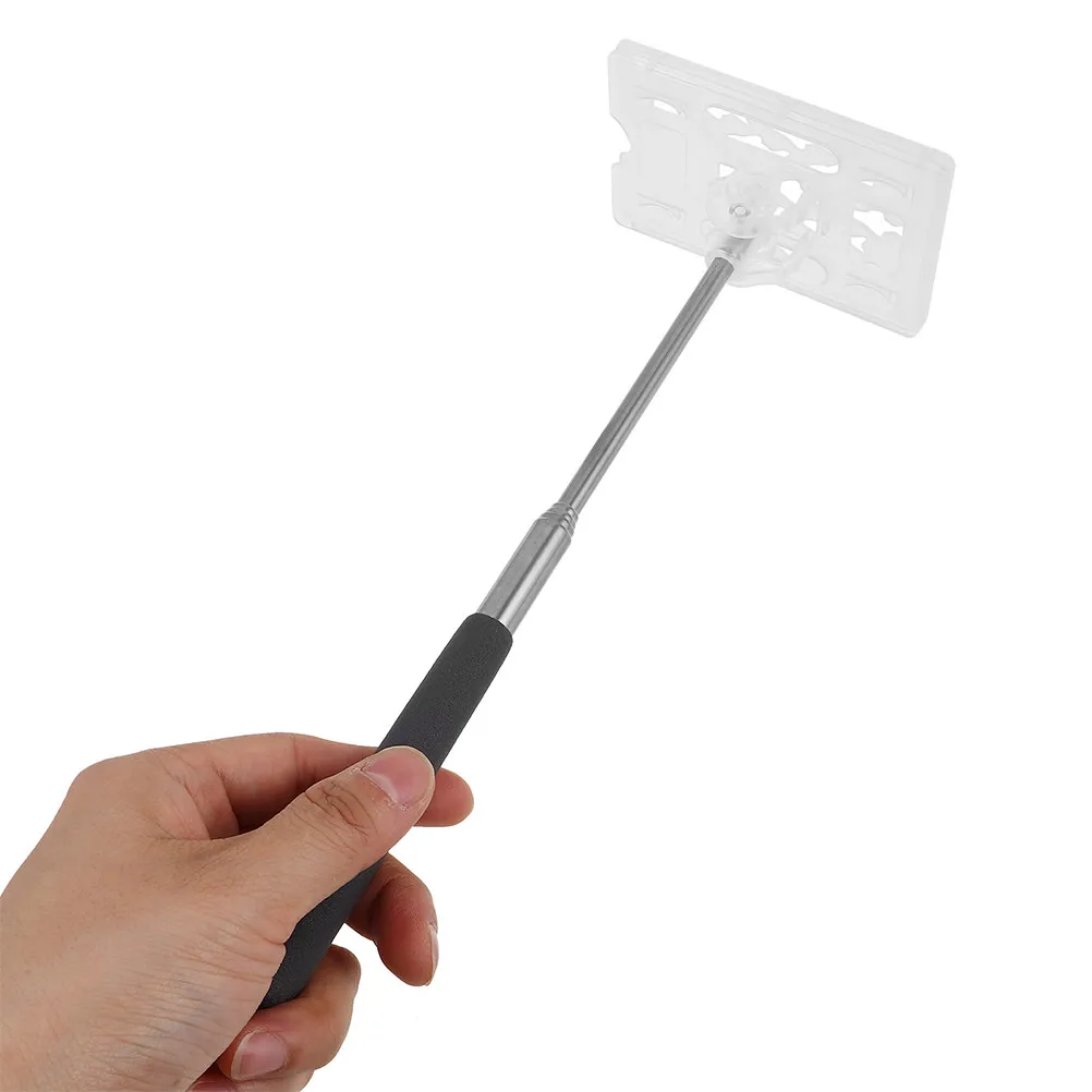 

2Pcs Telescopic Parking Card Holder Retractable Car Payment Rod Vehicle Parking Toll Swiping Pole Access Control Card Grabber