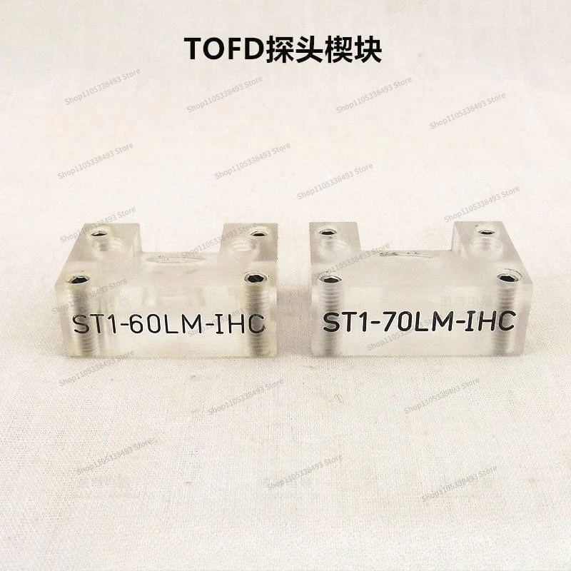 For Probe Wedge ST1-60 ° -IHC70 ° 45 Degree Oblique Block Cutting Polystyrene Ultrasonic Welding Seam Inspection