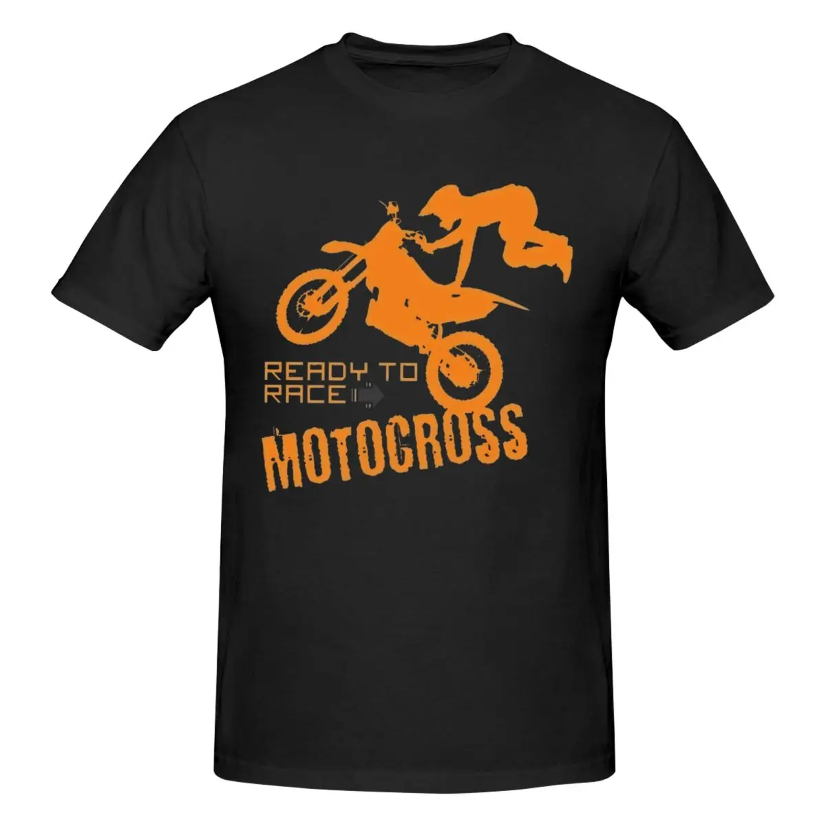 Readys To Racing Motocross Classic Shirt 100% Cotton High Quality Printing T-shirt