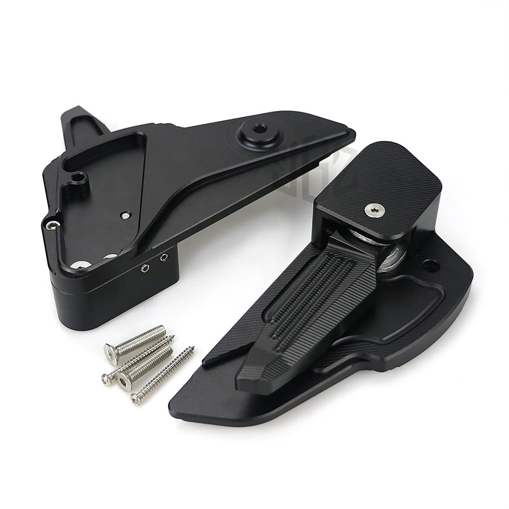 

STLF Rear Passenger Footpad Motorcycle Catapult Foot Steps Foldable Pedals Rests for Vespa Primavera Sprint 150