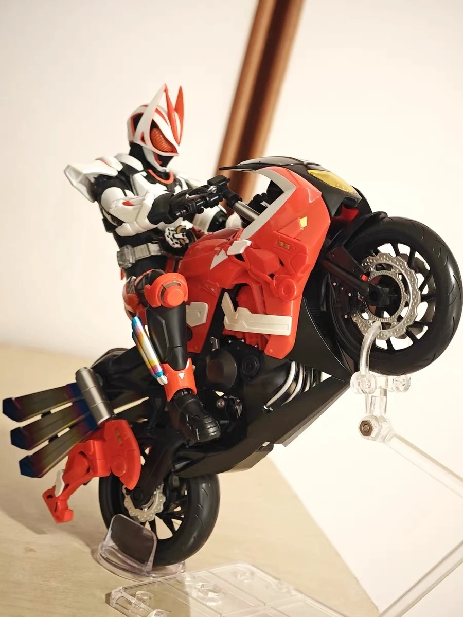 New Original Bandai Shf Geats Kamen Rider Cool Geats Motorcycle Boostriker Ukiyo Ace Action Figure Collectible Model Toy Gifts