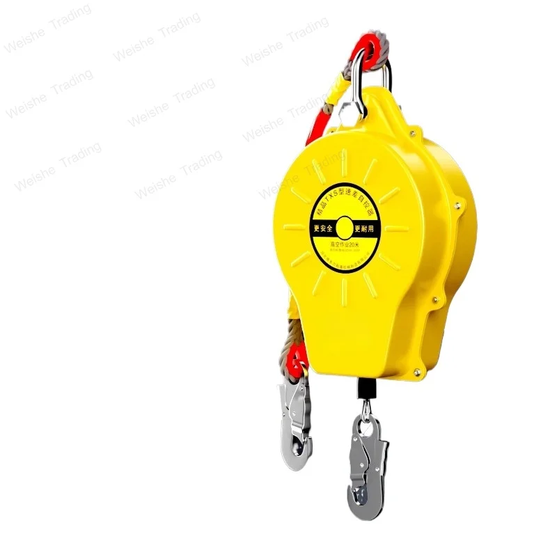 

Anti-fall device high altitude self-locking 10 meters speed difference automatic controller 5m20 anti-fall device seat belt 30
