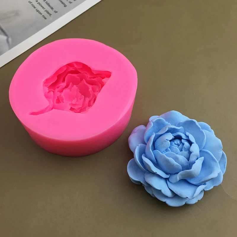 

Jasmine Flower Silicone Mold For DIY Fragrance Wax Candle Molds For Plaster Soap Making Fondant Chocolate Cake Molds