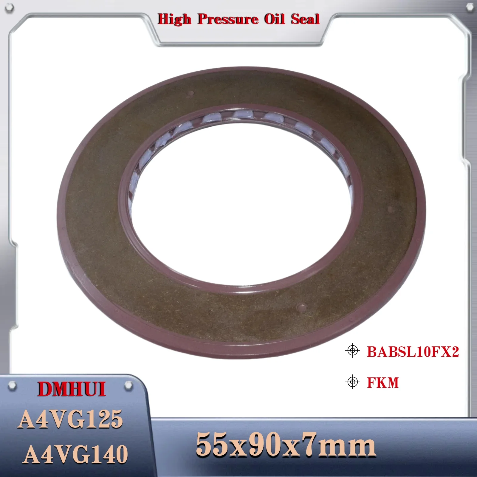 R902601821 55X 90X 7 BABSL10FX2 FOR Rexroth A4VG125 , For Hydraulic Pump/Motor Rotary Shaft Sealing 55X90X7