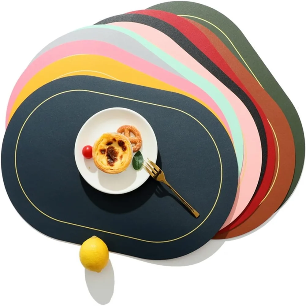 مفارش أطباق ذات أشكال إبداعية، سجادة شاي القهوة بتصميم مزدوج الجوانب، سجادة مكان ديكور المطبخ على الطراز الشمالي، وسادة أدوات المائدة #5