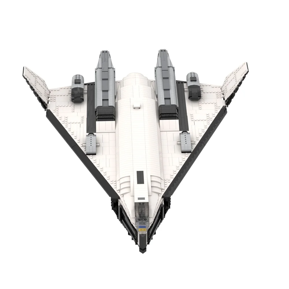 MOC Hot Avatars Movie Valkyrie SSTO TAV 37B Class Shuttle Model Building Blocks Space Ship Bomber Assembled Bricks Toy Gift