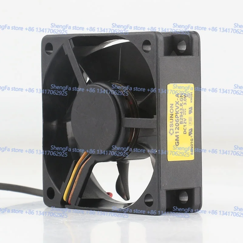 Jianzhun SUNON GM1206PKVX-A 6CM 6020 Maglev Ortocode Projector Three-wire  Cooling Fan 12V 3.0W
