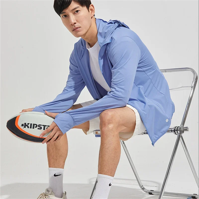 Pop Summer UPF 50+ UV Sun Protection Skin Coats Men Ultra-Light Sportswear Hooded Outwear Women Windbreaker Casual Jackets