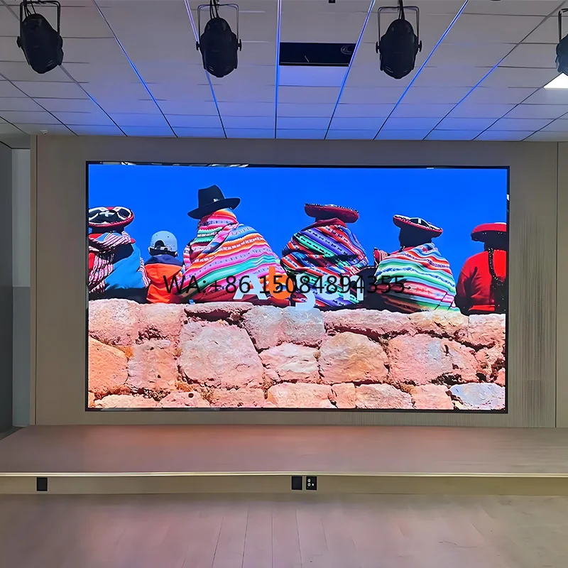 

Indoor LED Display GOBP2.5/P2.0/P1.87/P1.53/P1.25 Meeting Room Control Room Stage Backdrop High Brightness 8K Resolution Full