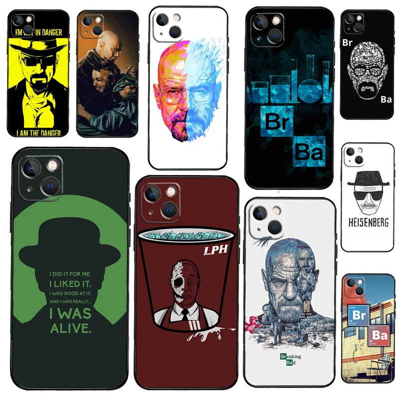 Funda de Breaking Bad para iPhone, 11, 12, 13, 14, 15, 16 Pro Max, Mini, X, XR, XS MAX Plus