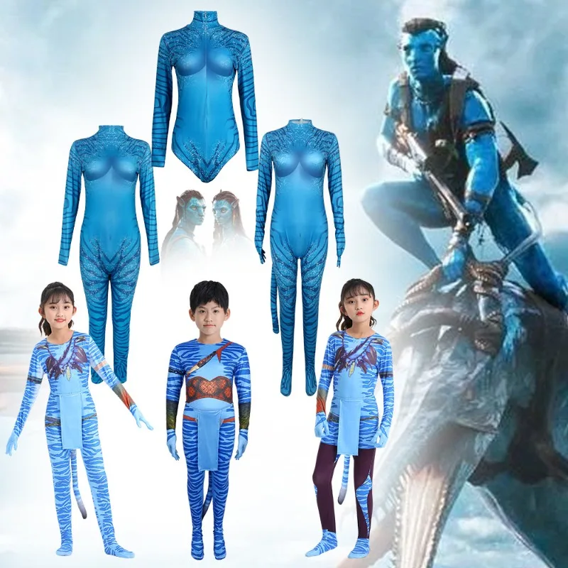 الصورة الرمزية 2 طريقة المياه زي الهالوين التأثيري ثلاثية الأبعاد الطباعة الرقمية بذلة موضوع حفلة لعب الأدوار ارتداءها صبي الفتيات