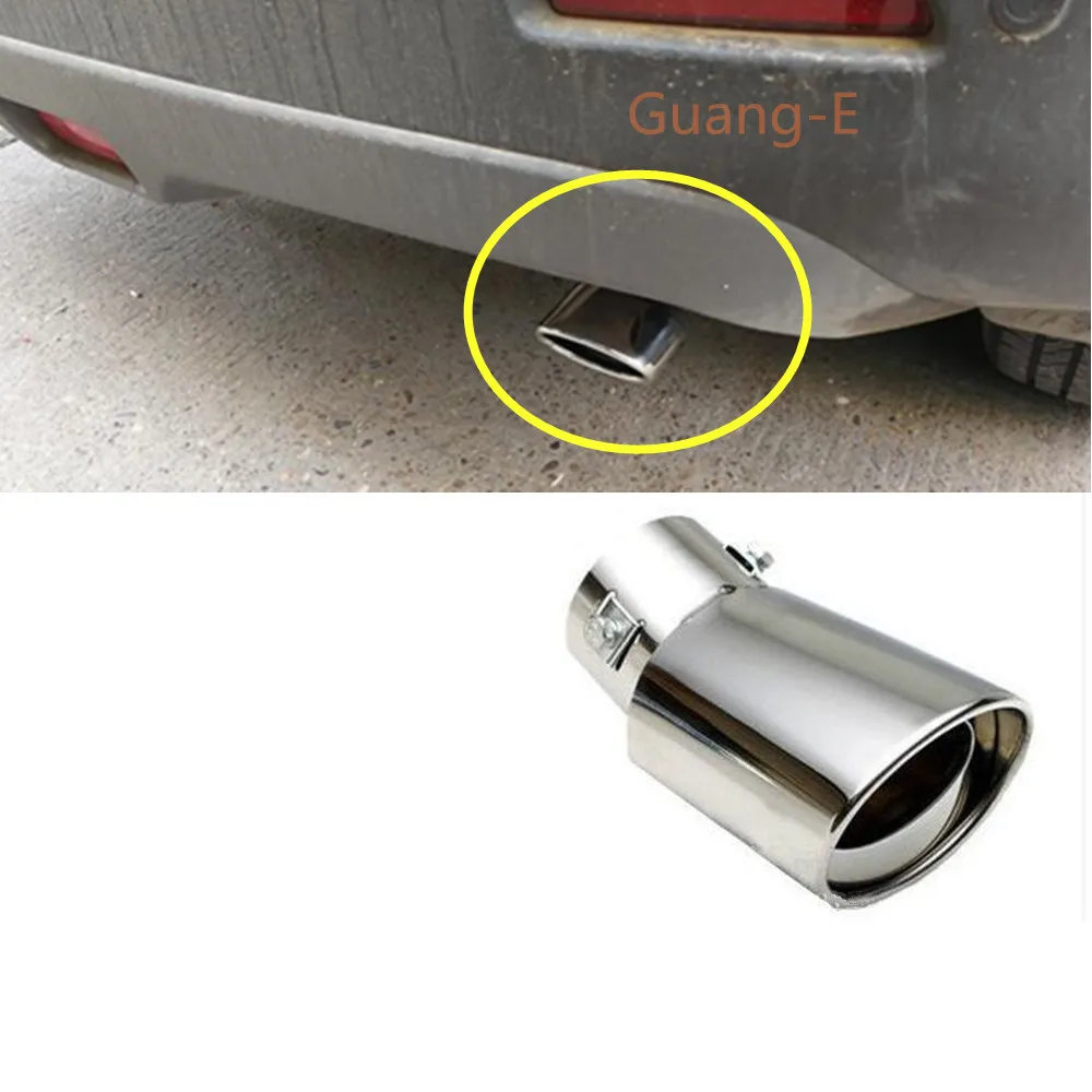 For Suzuki Vitara 2016 2017 2018 2019 Styling Cover Muffler Exterior End Pipe Outlet Dedicate Stainless Steel Exhaust Tip Tail