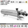 SEPYUE 집 전체 고유량 UF 시스템 정수기 1000L,0.01μm 재사용 가능한 PVDF 멤브레인이 있는 스테인레스 스틸 미네랄 필터 1