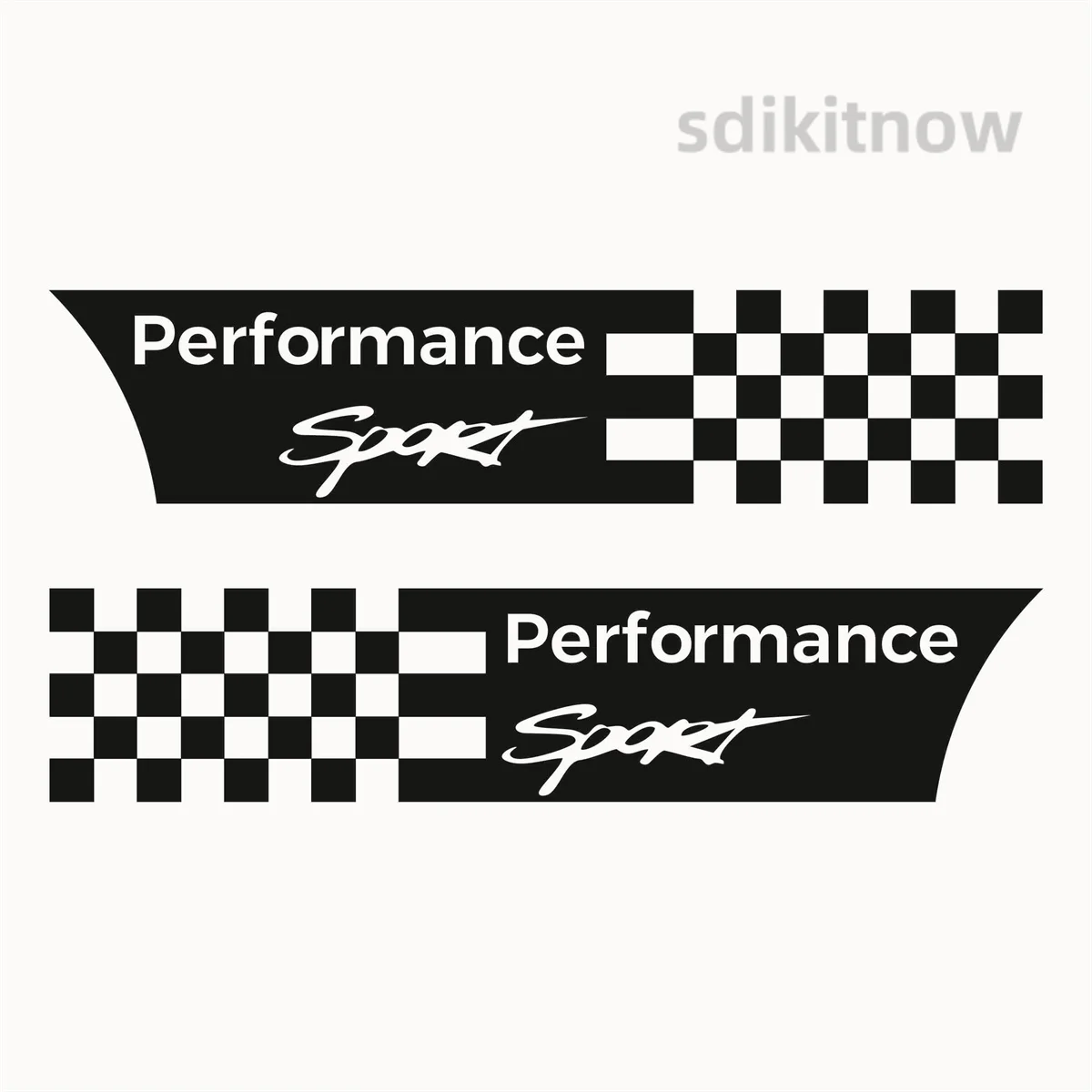 2pcs/lot Car performance Sport sticker Waterproof Decal Styling For BMW Audi Ford Volkswagen Porsche Mini Toyota Honda Nissan