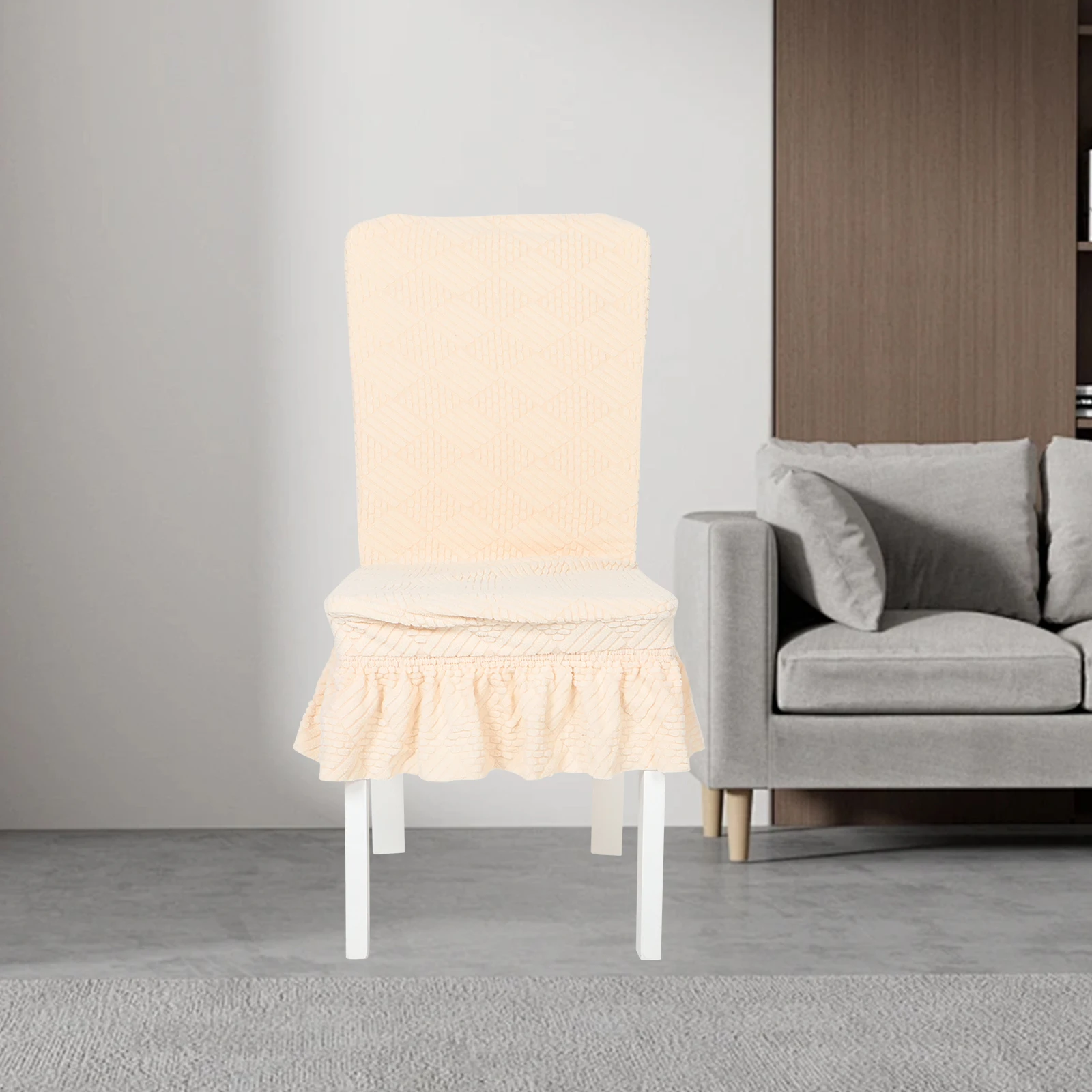 

Universal Dining Cover Stretchable Washable Slipcover For Home Office Dining Room Soft Elastic Seat Cover Protector Tables