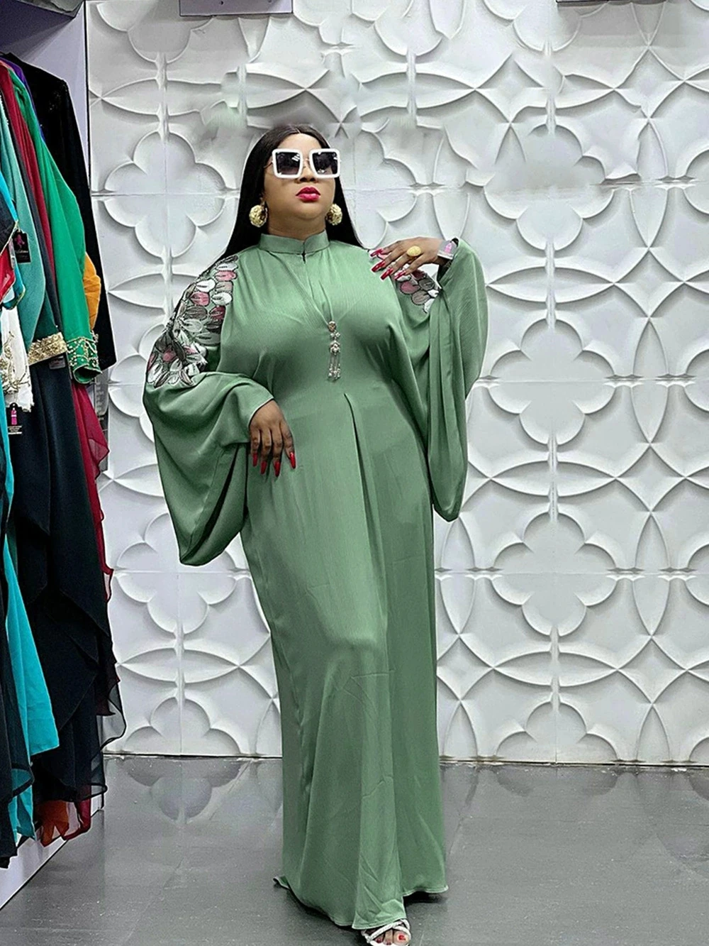 Afrikanische Kleider für Frauen Plus Größe Afrika Kleidung Dashiki Ankara Türkei Outfits Kleid Elegante Muslimische Hochzeit Party Langes Kleid