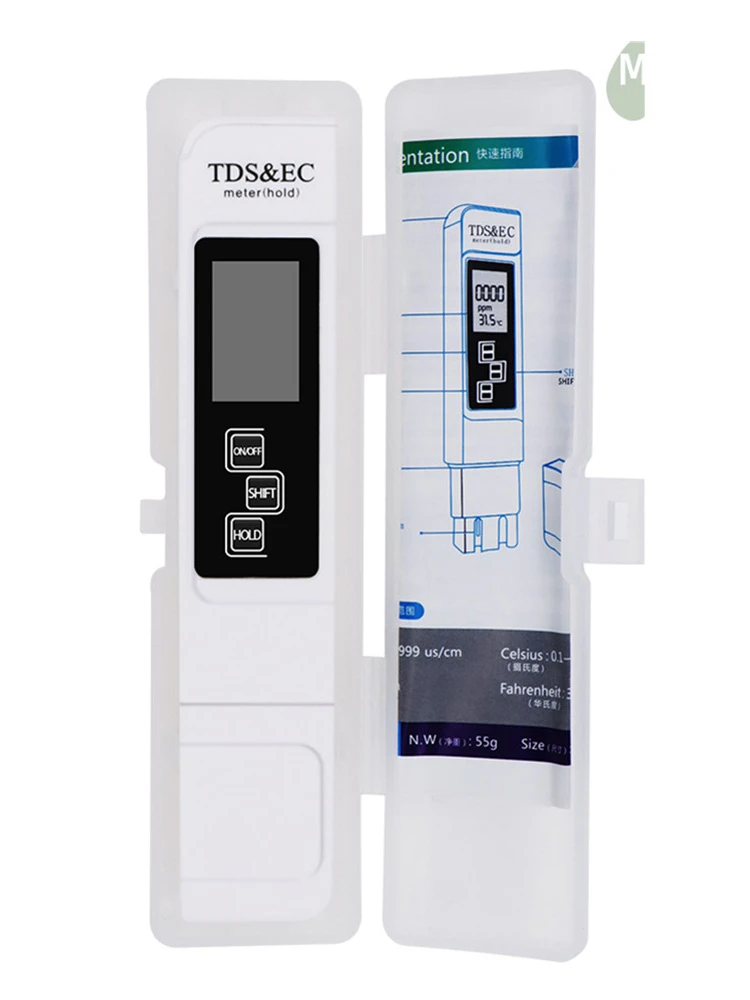 Digitale PH/TDS/EC Meter Tester Thermometer Pen Waterzuiverheid PPM Bereik 0-9999 Filter Hydrocultuur voor Aquarium Zwembad Water Monitor - afbeelding 2