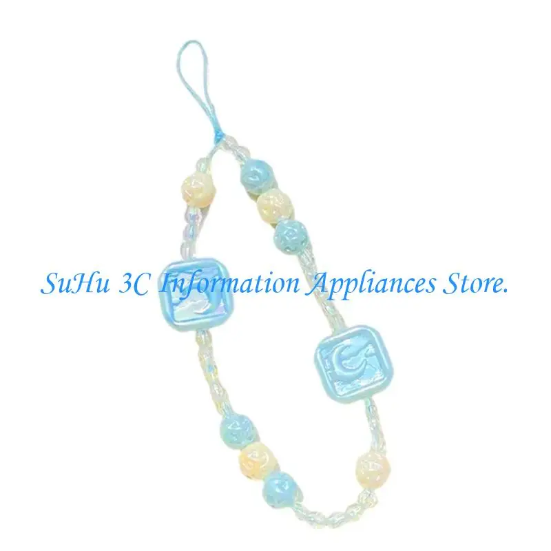 J0MB COLLULFIL BEADS سلسلة الهاتف المحمولة الهاتف المحمول للنساء مجوهرات الأشرطة المضادة