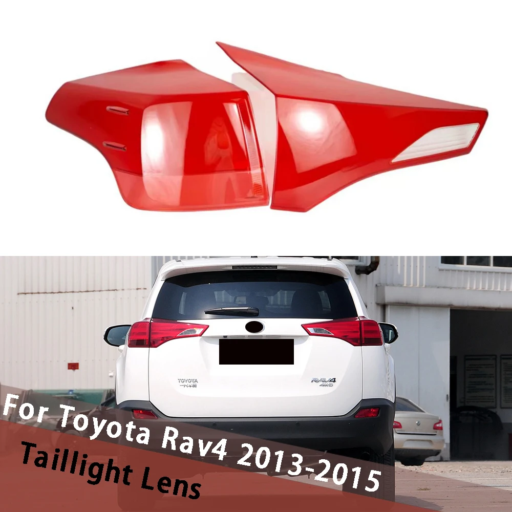 For Toyota Rav4 2013 2014 2015 Car Rear Housing Tail Lamp Cover Brake Lights Shell Replace Original Lampshade Lampcover