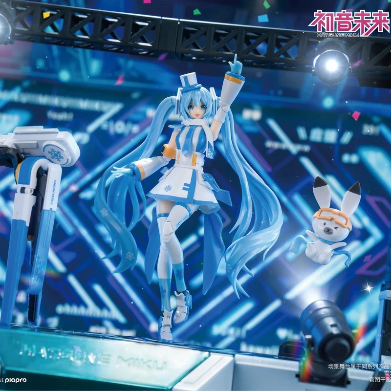 

Original Sanseki Hatsune Miku Snow Future Frozen Echo Snowmobile Mechanical Deer Action Figure Collectible Model Doll Toys Gifts