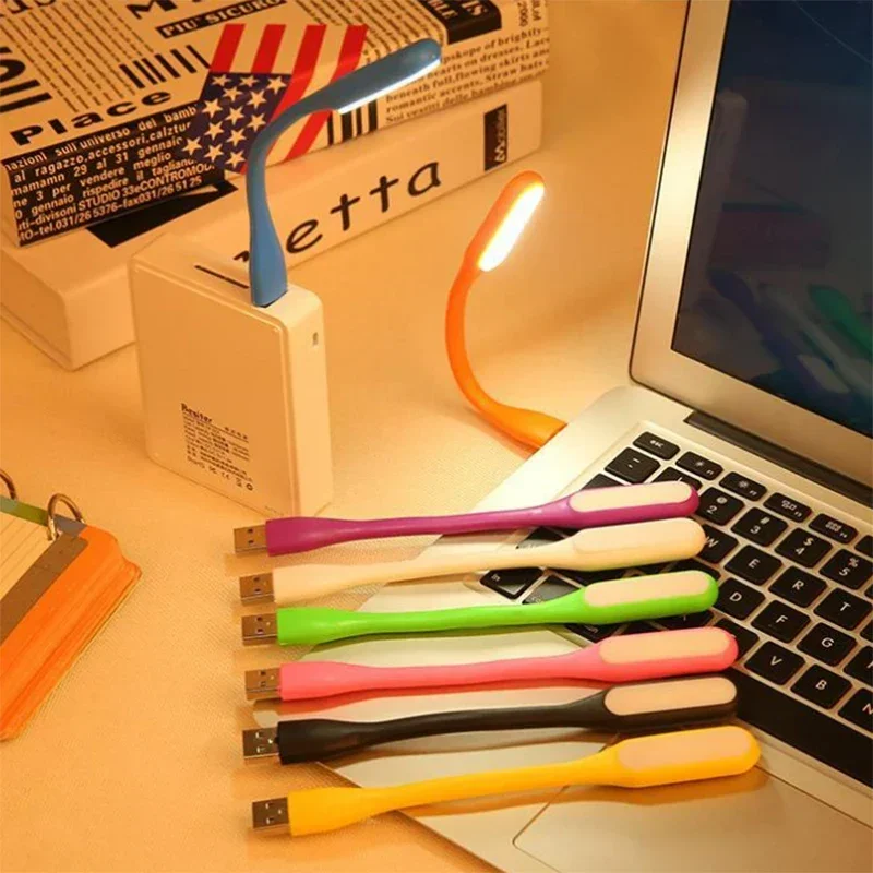 Portable USB 5V LED Reading Lamp Mini Book Light Foldable Camping Night Lights Table Lamps For Power Bank PC Notebook Laptop