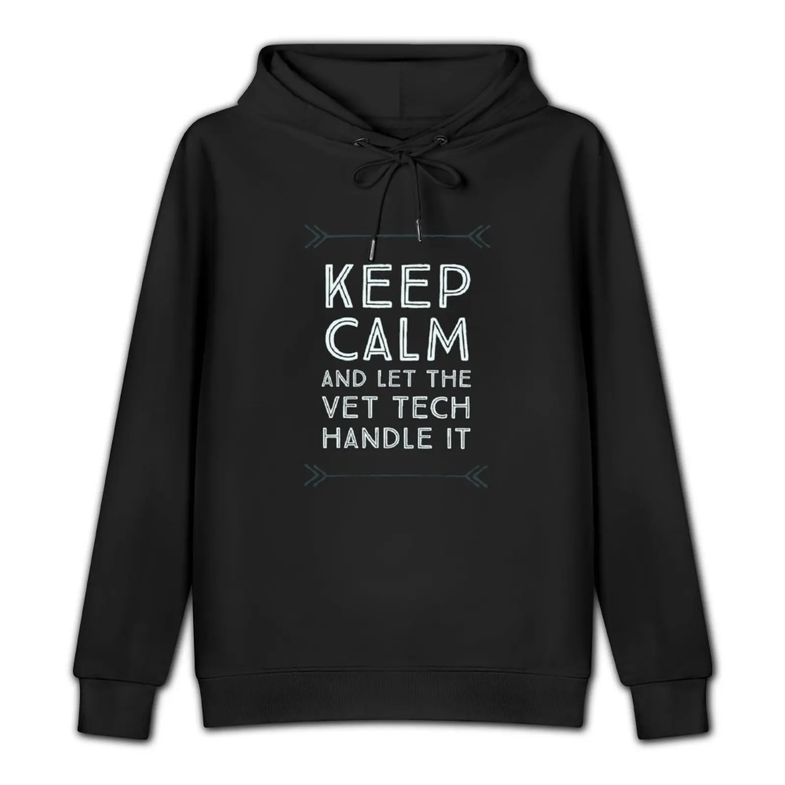 Keep Calm and Let the Vet Tech Handle it Pullover Hoodie korean autumn clothes mens clothes new in hoodies