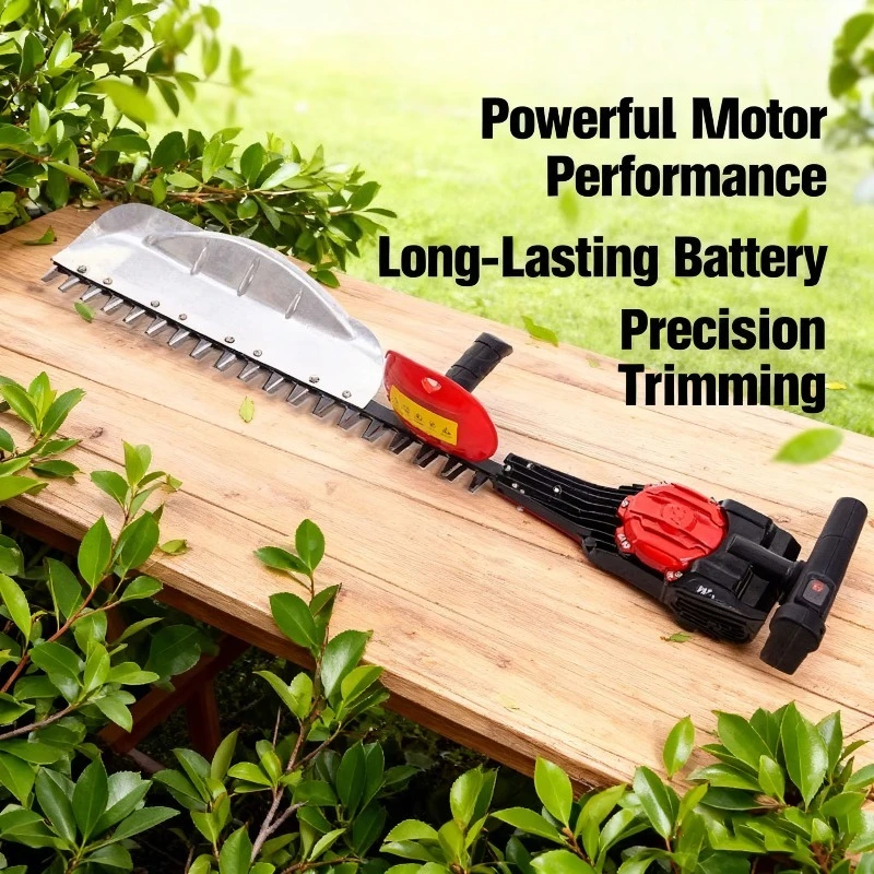NPLUS Professional Gardening Machinery Strong Motor Hedge Cutter High Productivity Clean Cutting Cordless Electric Hedge Trimmer