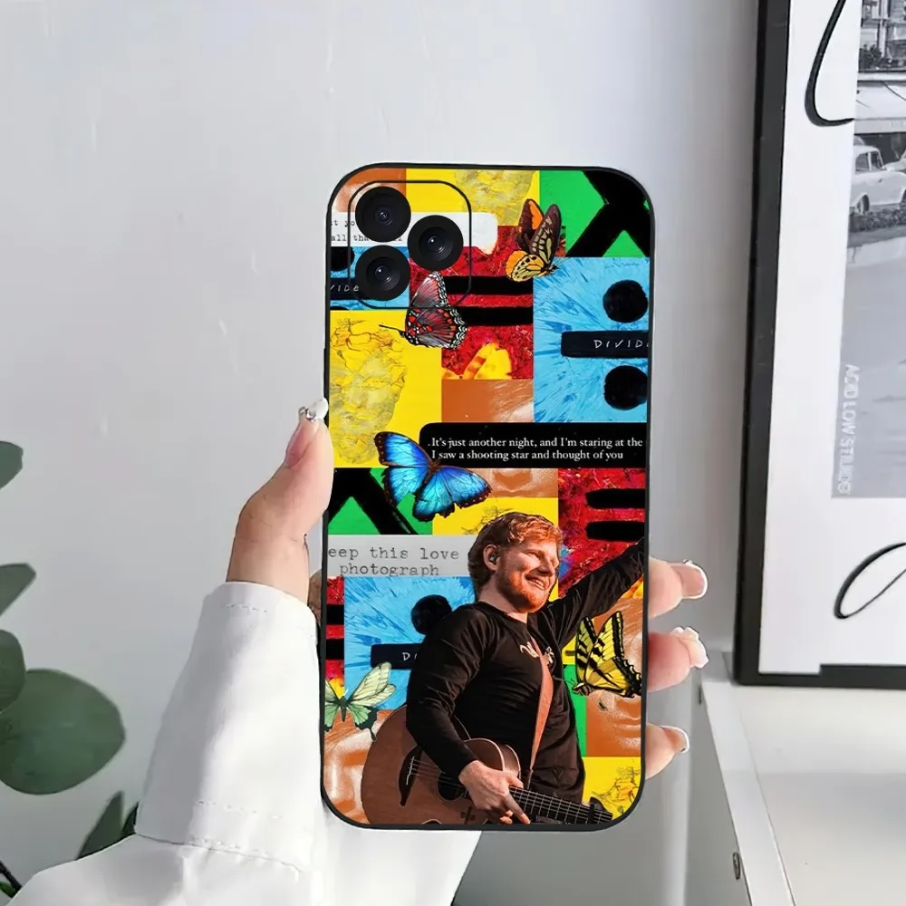 Singer E-Ed S-Sheeran Divide Phone Case For iPhone 15 14 13 12 11 8 Mini Xr Xs X Xsmax Pro Max Plus Shell