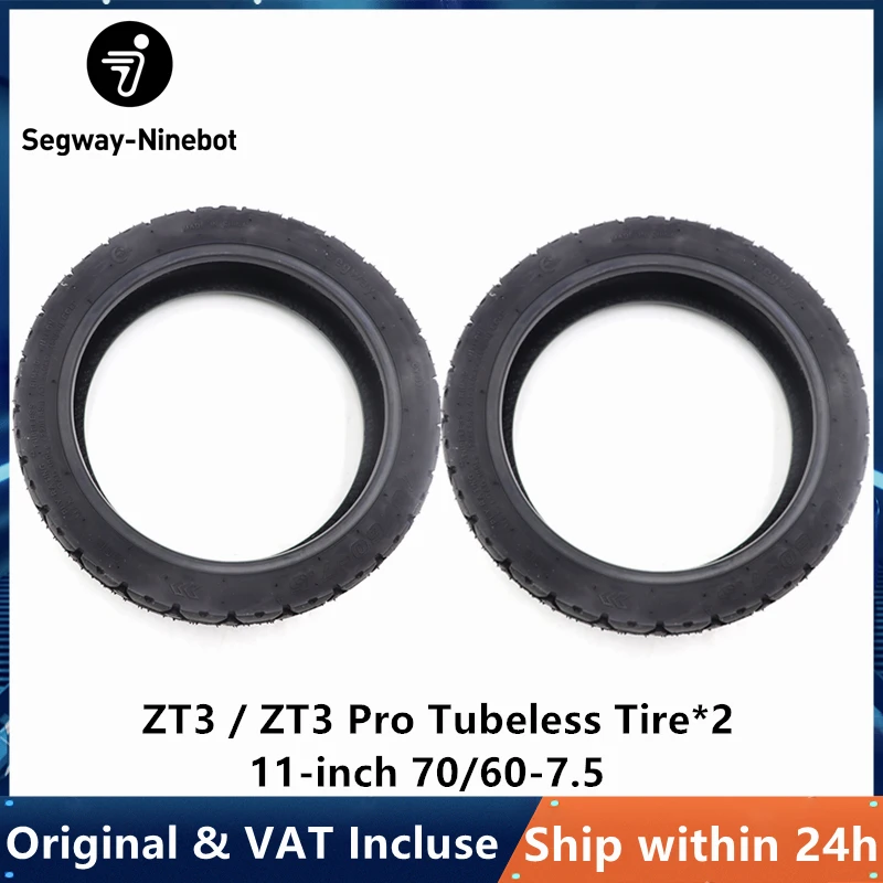 EU-Lagerbestand Originalreifen für Ninebot By Segway ZT3 / ZT3 PRO Smart Elektroroller 11-Zoll 70/60-7.5 Vorder- und Hinterrad Offroad-Reifen Radteile