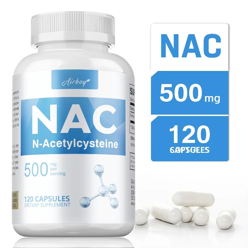 NAC - N-Acetylcysteine - Cleansing, Promotes Liver and Kidney Detoxification, Supports Skin and Respiratory Health, Immunity