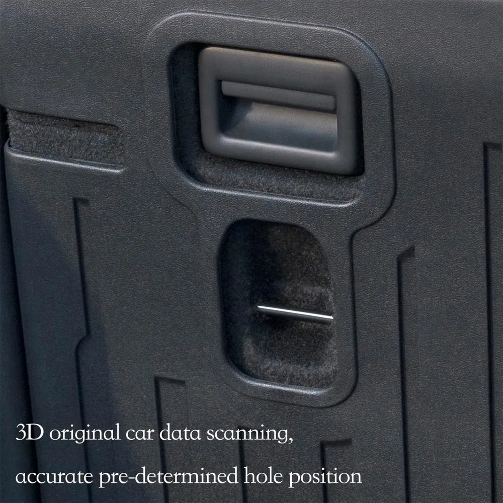 Seats Back Protector Fit for Tesla Model Y 2021-2024 All Weather TPE Rear Seat Backrest Mats 5 Seater Cover Accessories 3 PCS