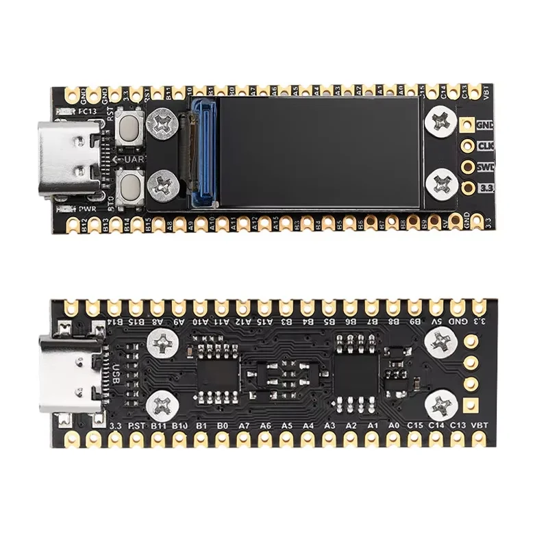 STM32F103C6T6/C8T6 minimum system board FLASH microcontroller development core board 0.96-inch LCD screen module