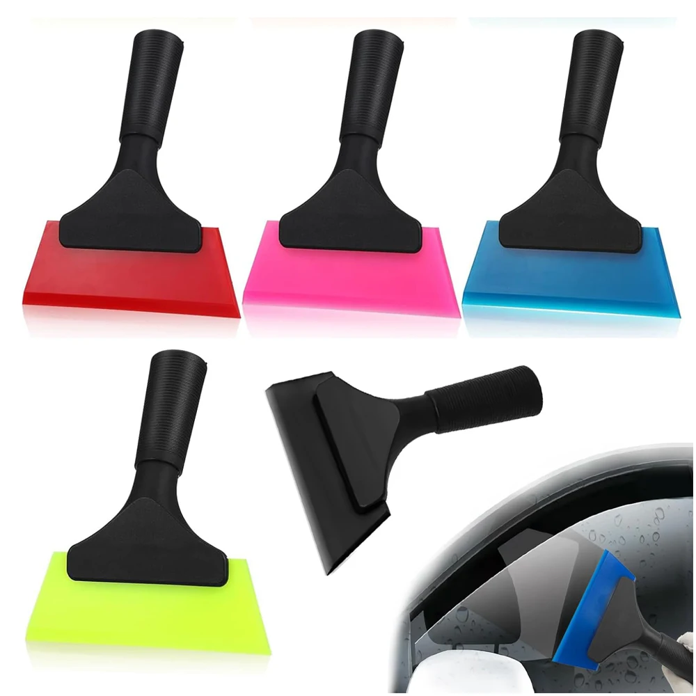 NeoWrap Window Tint Squeegee 5 Inch Rubber Window Tint Windshield Scraper for Car Glass Mirror Cleaning Wiper Car Detailing Tool