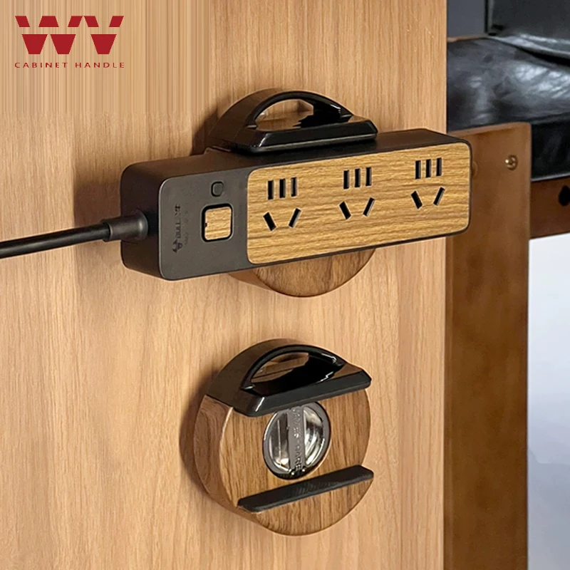 Power Brick Mount, Suction Cup Rotational Socket Mount, Power Strip Management Holder for Office, Living Room, Kitchen, Bedroom