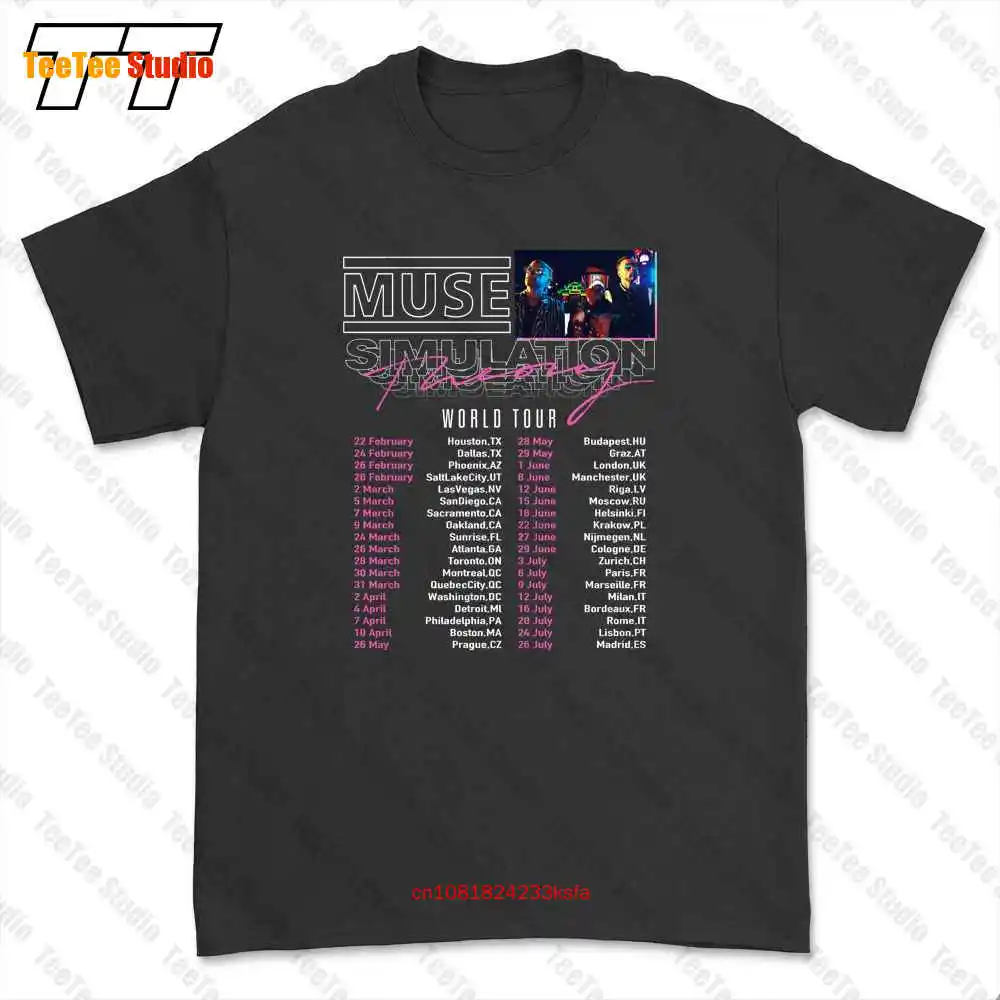 Muse Simulation Theory World Tour 2019 Logo T-shirt Tee ZOSD