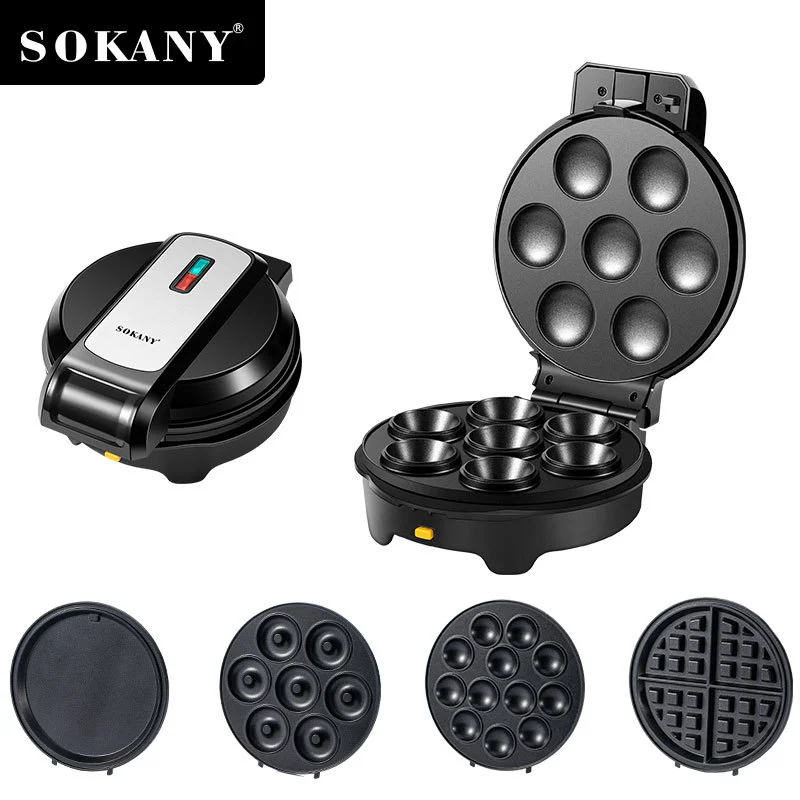 

SOKANY08093 Хлебопечка Шарики для пиццы Машина для вафельных пончиков Сменная пластина Сэндвич-машина