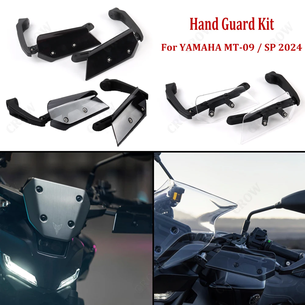 

NEW Motorcycle Accessories For YAMAHA MT-09 / MT09 SP 2024 Handlebar Handguard Shield Hand Guards Protector Kits MT-09 / MT09 SP