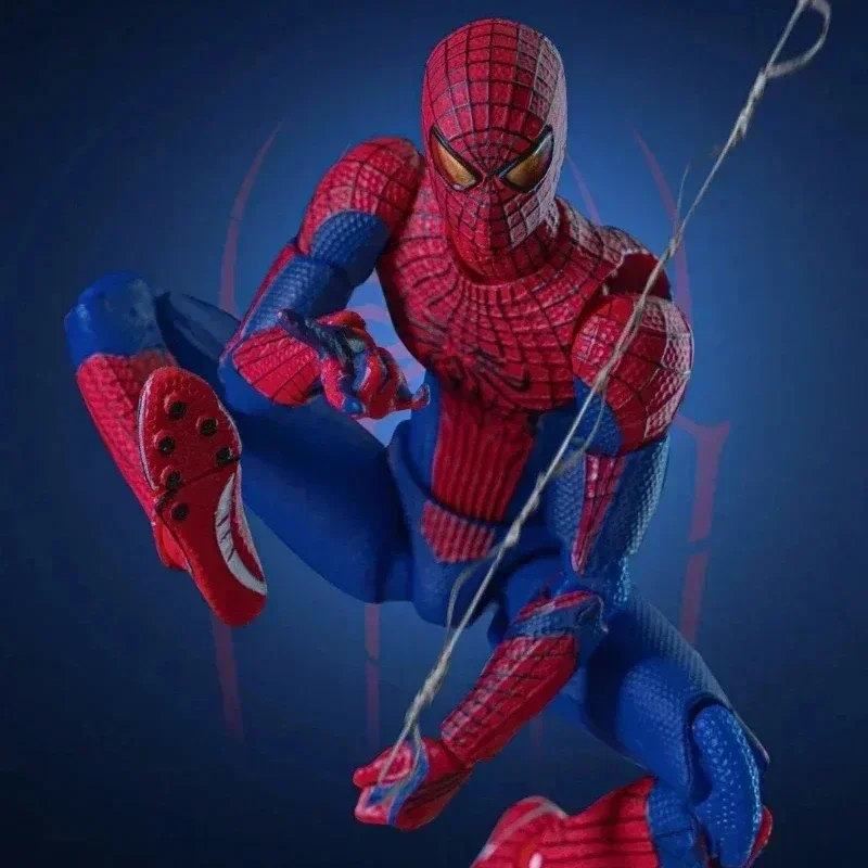 متوفر في المخزون Ct Toys سبايدرمان مافيكس 001 بيتر باركر أندرو غارفيلد الرجل العنكبوت المذهل Shf أنيمي عمل نموذج لجسم اللعب #2