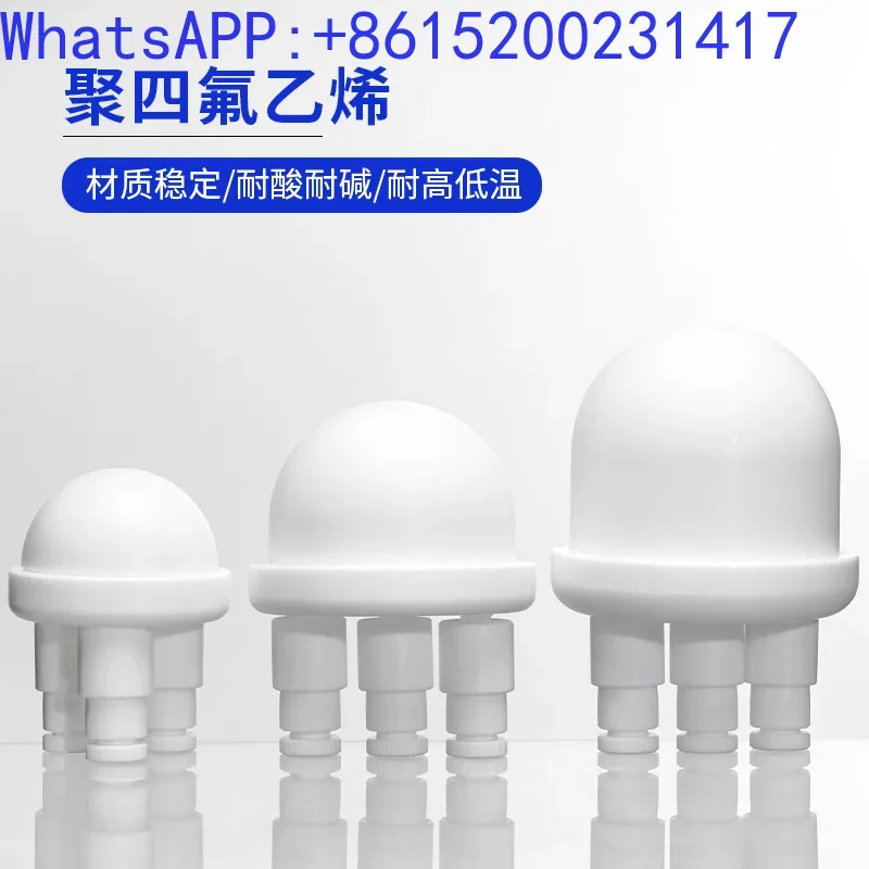 PTFE three-port flask F4 PTFE round bottom flask 100ml/250ml/500ml/1000ml (1PCS)