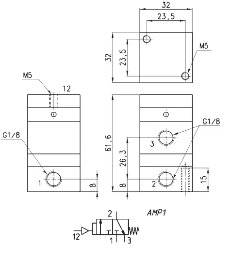 Customized COMAZZI Kangmaosheng 2LA-AM Pneumatic Amplifier Mechanical Control Valve Kangmaosheng Gas Source Treatment Device