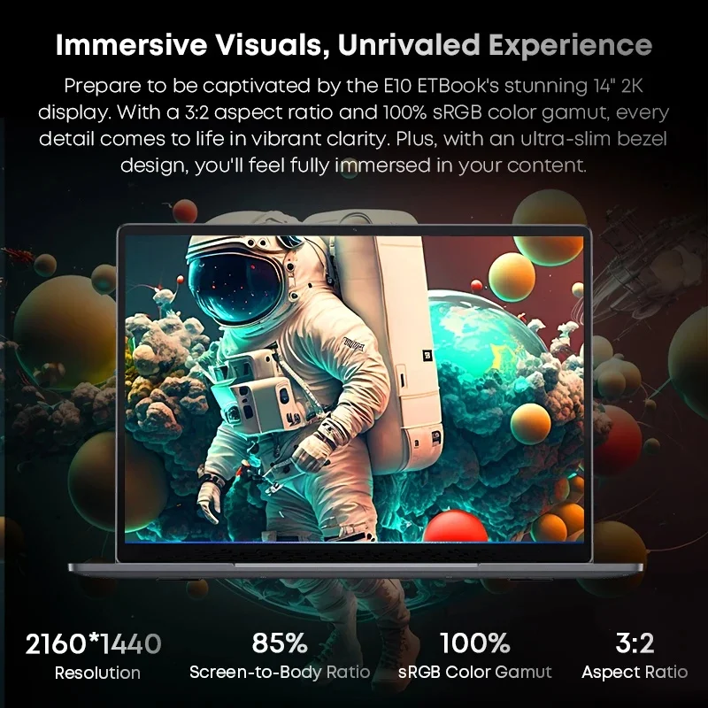 Acer Gadget e10 ETBook Gaming Laptop Intel Laptop Core i3-1220P 16 GB RAM 512 GB SSD Computer 14 Zoll 2K IPS WiFi6 Windows 11 Laptops