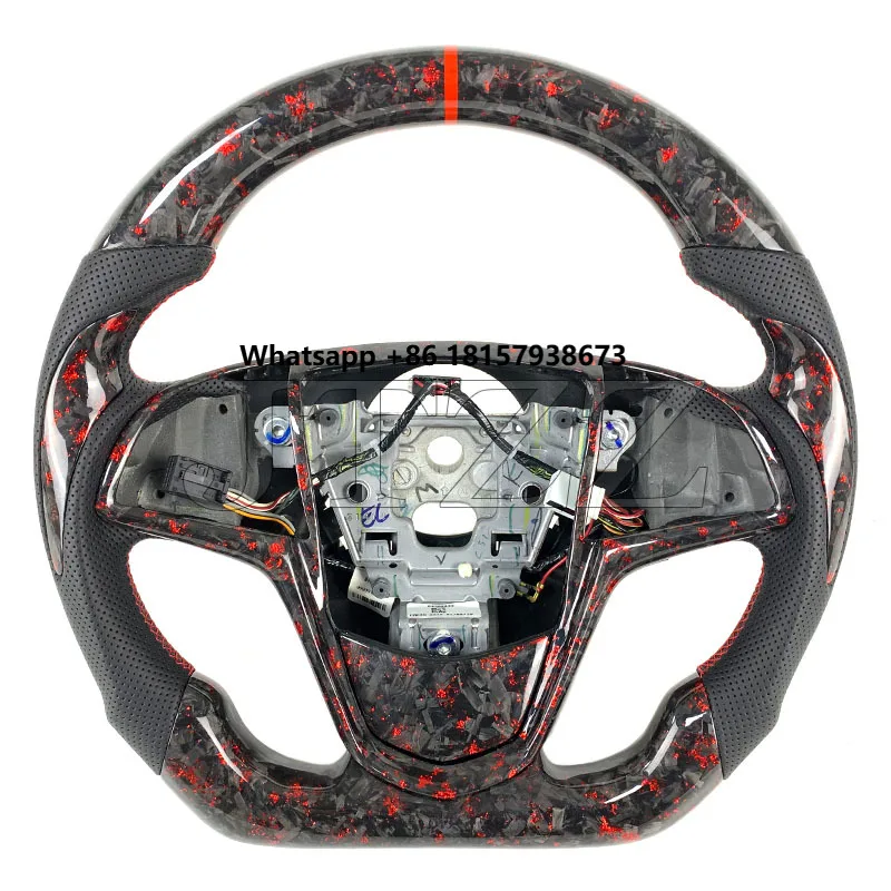 

2013 2014 2015 2016 2018 2019 for Cadillac CTS-V ATS-V Upgraded Sport Forged Carbon Fiber Steering Wheel Car Accessories